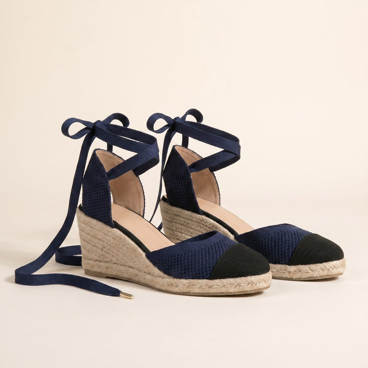 Womens Espadrille Wedge Sandals Comfortable Fit - BritishMode