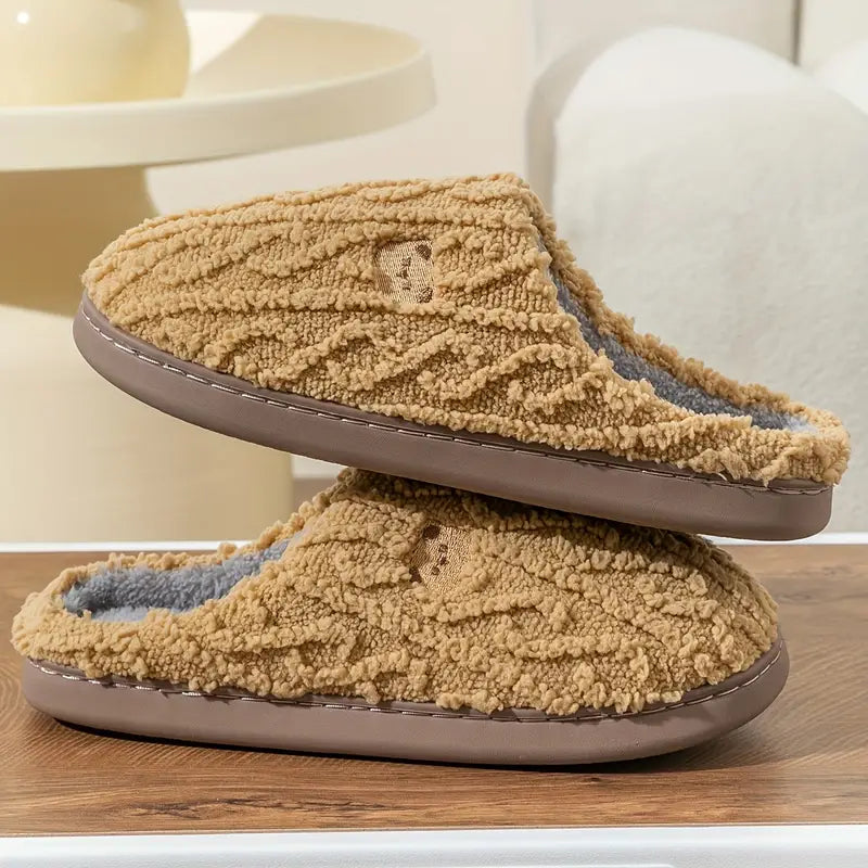 Womens Plush Slippers Soft Comfortable