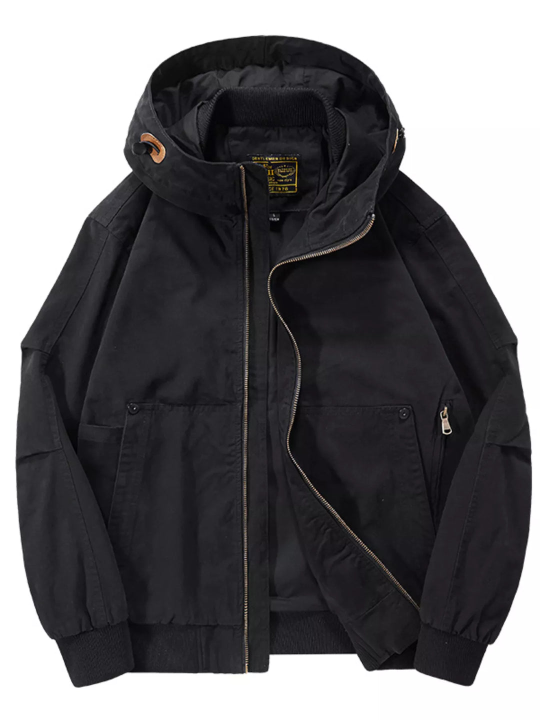Mens Zip-Up Hoodie Jacket Large Size