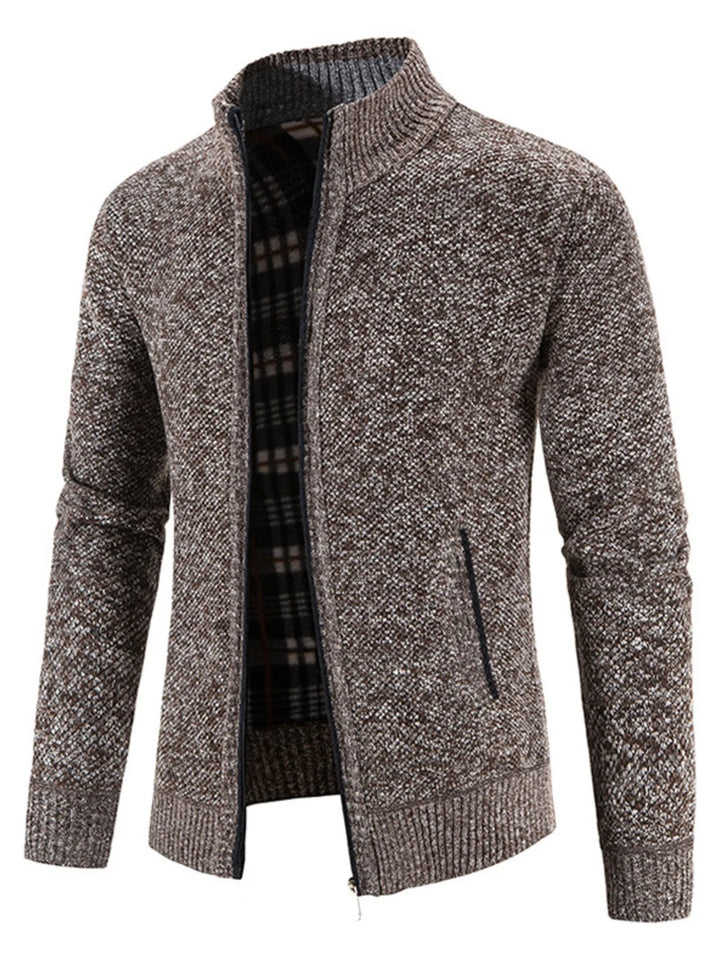 Mens Zip-Up Sweater Comfortable Big and Tall Fit
