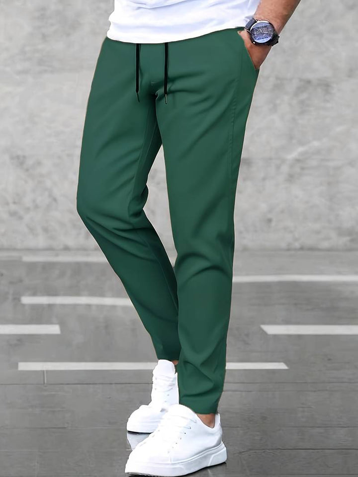 Mens Casual Joggers with Drawstring Waist - BritishMode
