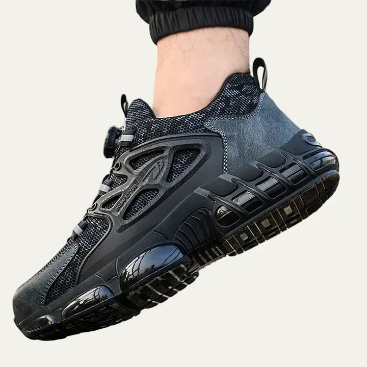 Mens Mesh Sneakers with Rotary Lacing System