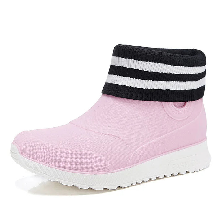 Unisex Waterproof Ankle Boots Slip-On