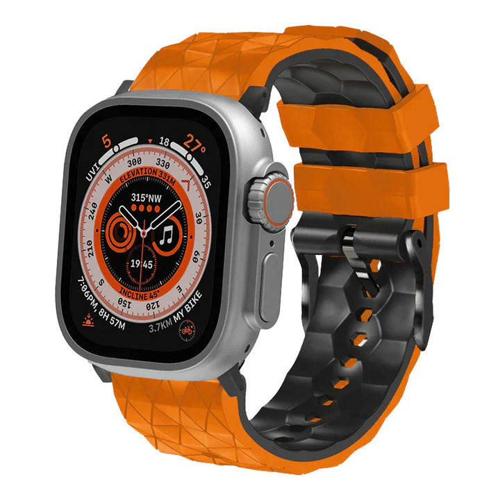Unisex Sporty Football Strap Silicone Adjustable for Apple Watch