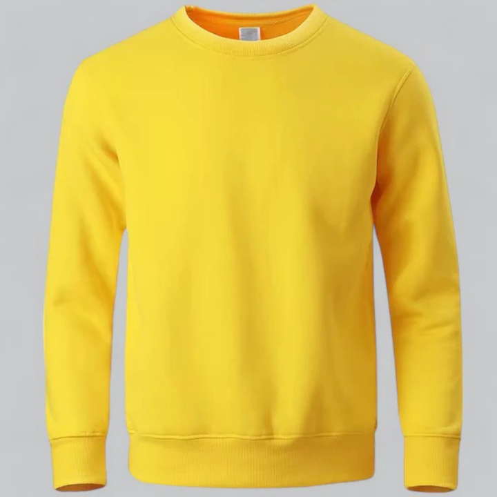 Mens Crewneck Sweater Classic Casual Long Sleeve - BritishMode