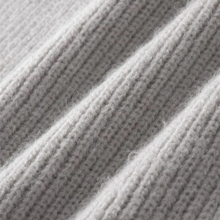 Mens Knit Cardigan Ribbed Full Zip