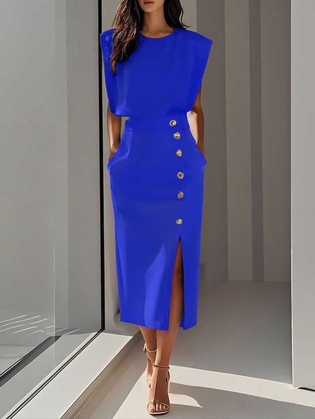 Womens Summer Dress Lightweight Elegant Fit
