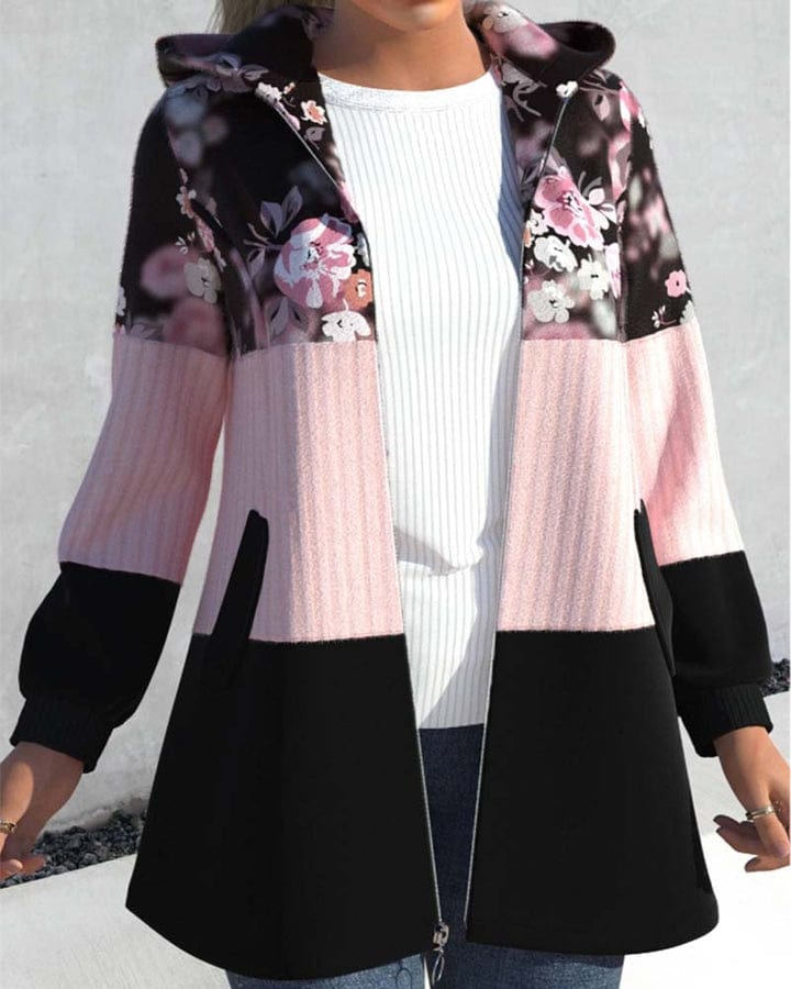 Womens Long Hooded Cardigan Warm Fit - BritishMode