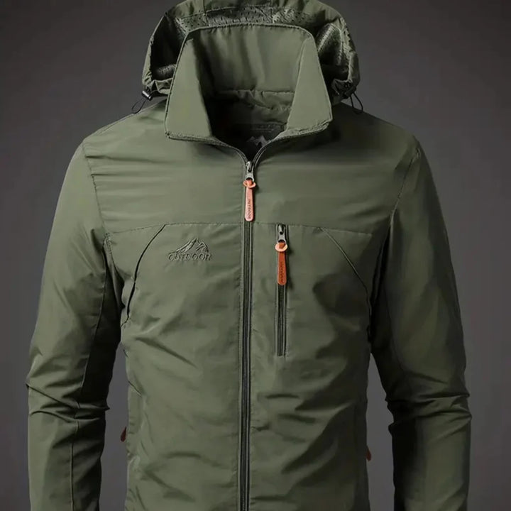 Mens Outdoor Jacket Waterproof Windproof Lightweight - BritishMode