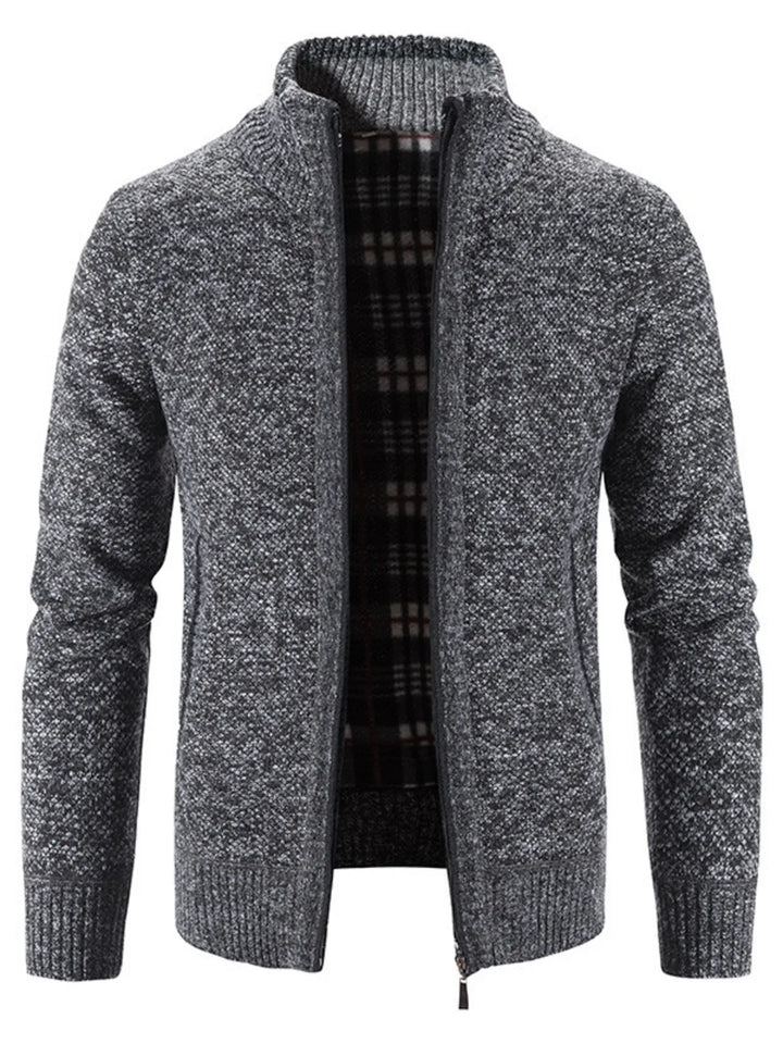 Mens Zip-Up Sweater Comfortable Big and Tall Fit