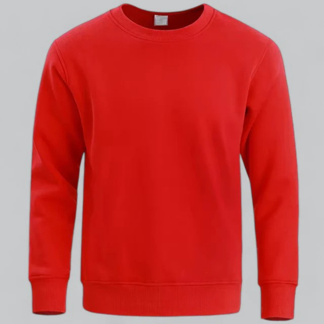 Mens Crewneck Sweater Classic Casual Long Sleeve