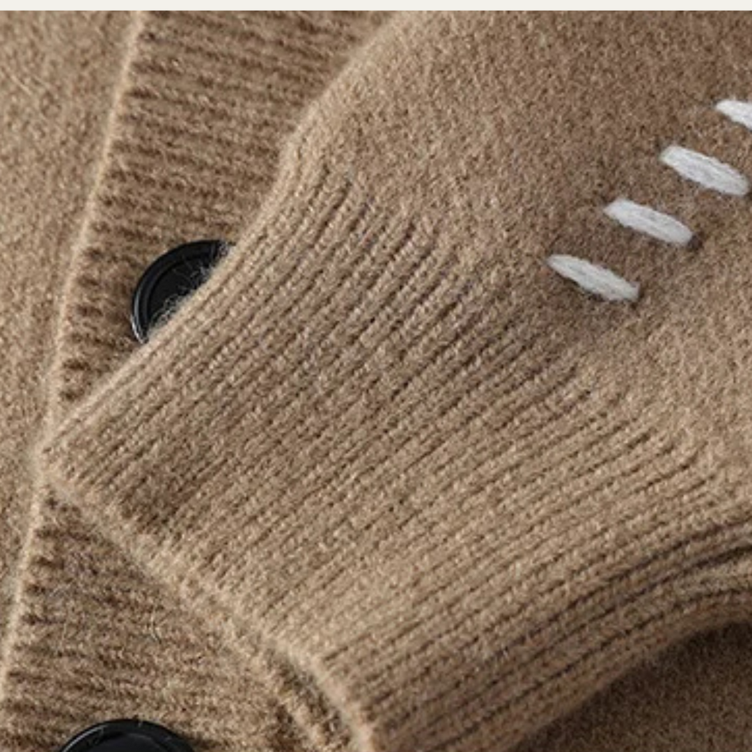 Mens Knit Cardigan Jumper Button Front