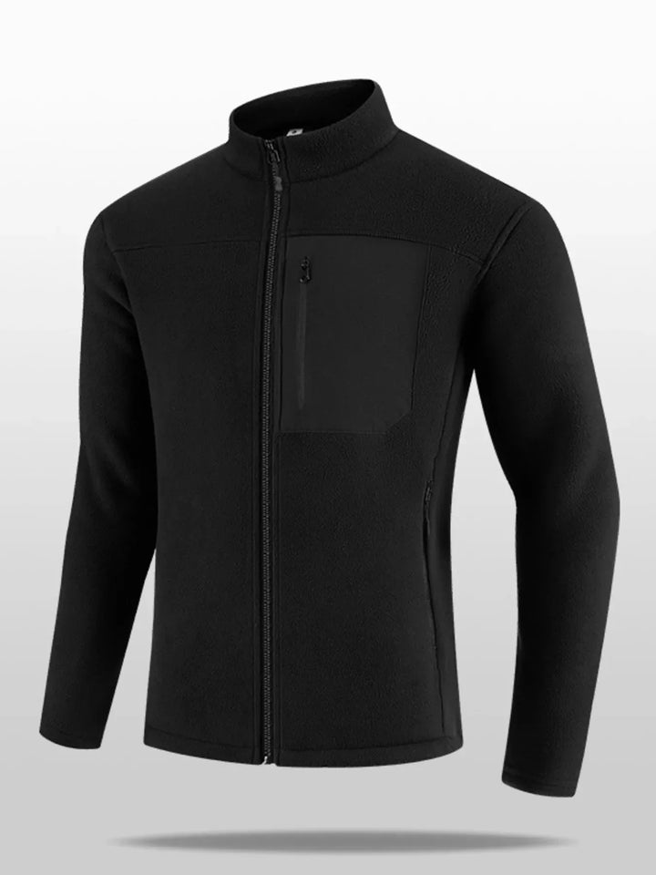 Mens Hooded Jacket Zip-Up Relaxed Fit