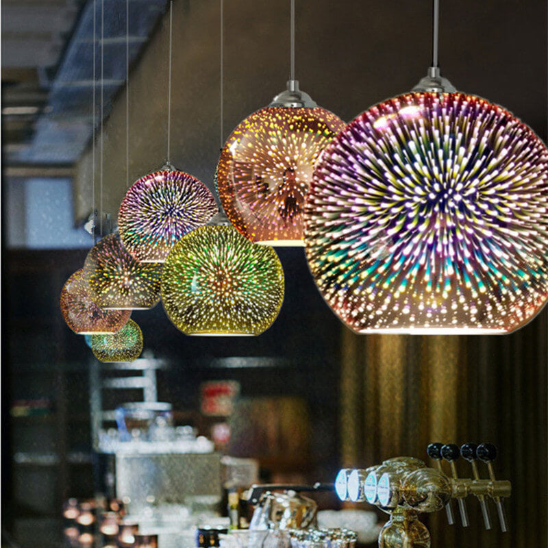 Glass Pendant Fixture Modern Design - BritishMode