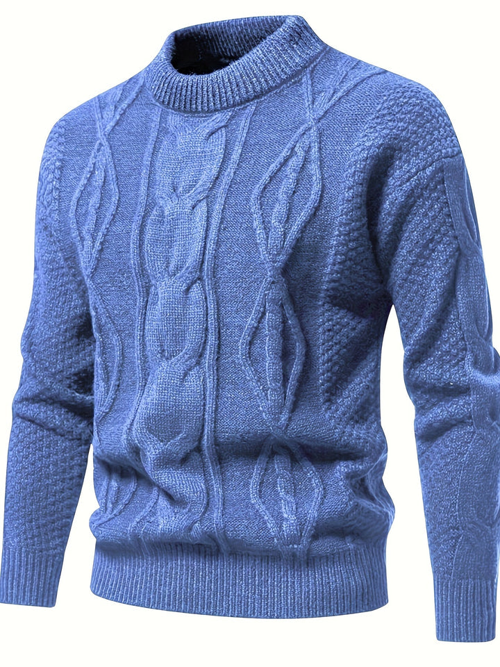 Mens Knit Sweater Vintage Style Regular Fit - BritishMode