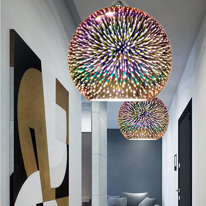 Glass Pendant Fixture Modern Design