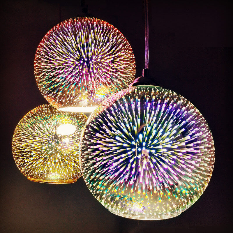 Glass Pendant Fixture Modern Design