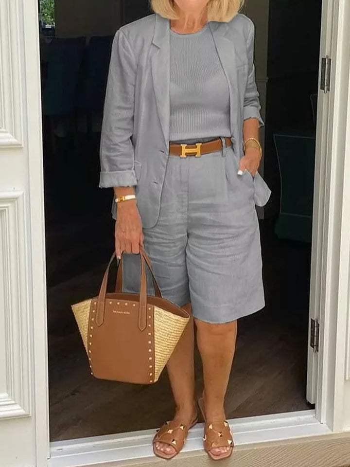 Womens Summer Clothing Set Relaxed Fit