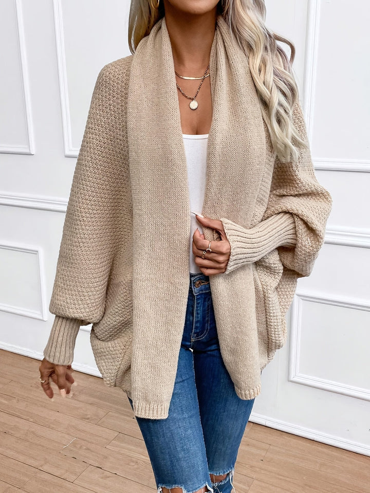 Womens Cashmere Cardigan Long Sleeve Elegant Fit