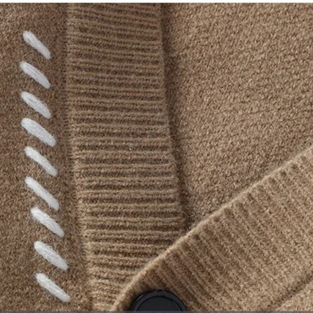 Mens Knit Cardigan Jumper Button Front