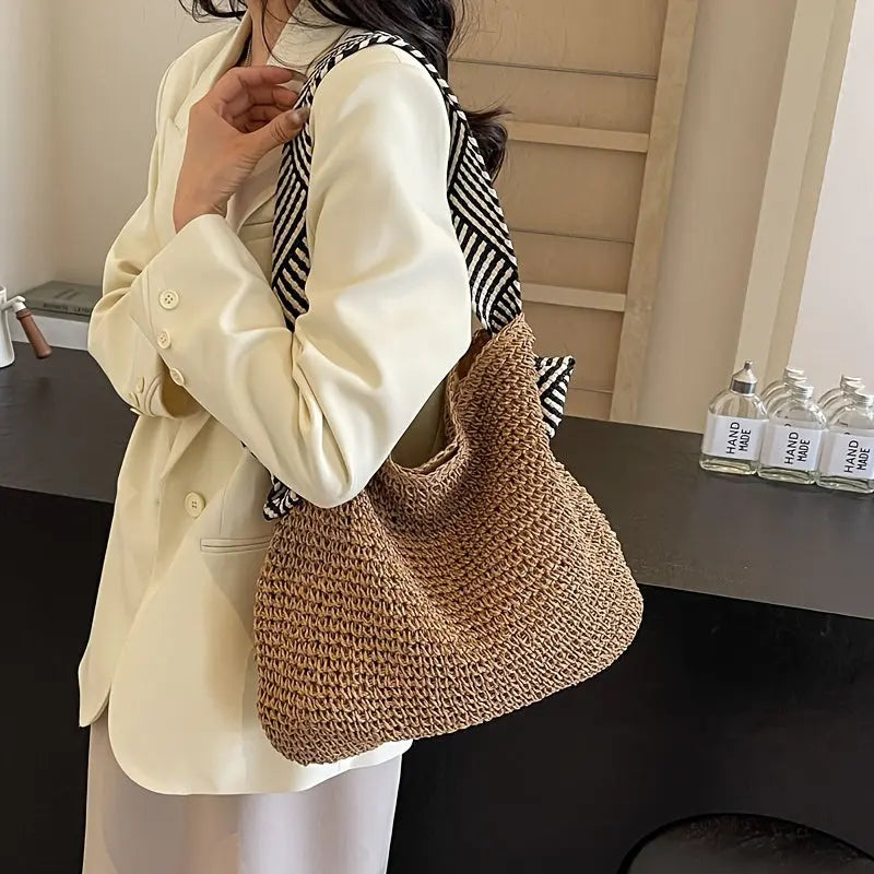 Womens Boho Shoulder Bag Handwoven Craft Casual Style