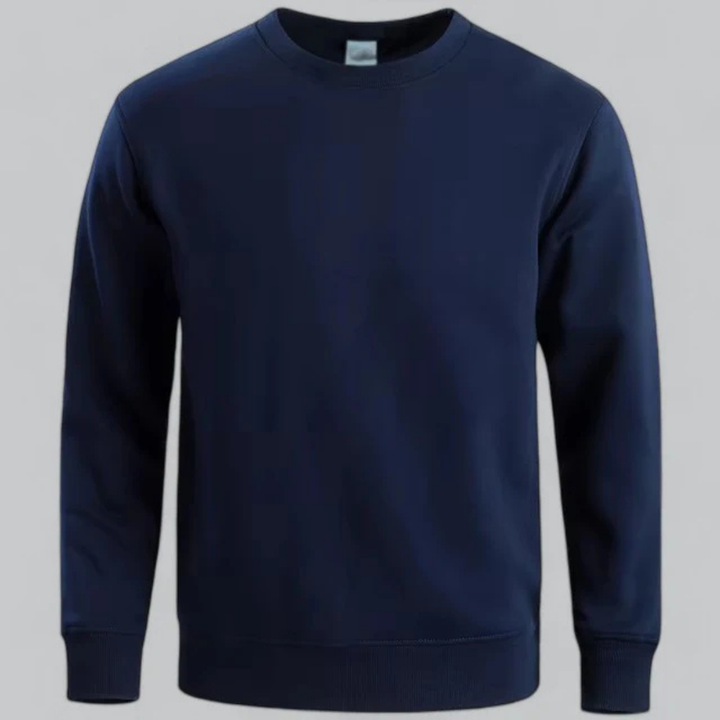 Mens Crewneck Sweater Classic Casual Long Sleeve