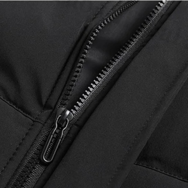 Mens Hooded Puffer Jacket Thick Warm Insulated