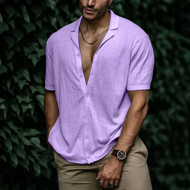 Mens Linen Shirt Comfortable Relaxed Fit