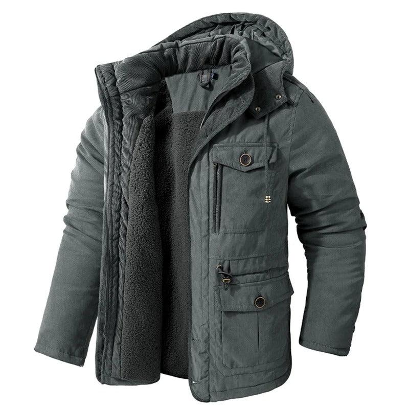 Mens Outdoor Jacket Insulated Warm Fit - BritishMode