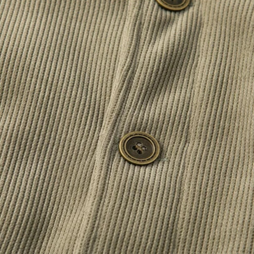 Mens Corduroy Trucker Jacket with Sherpa Lining Warm Fit
