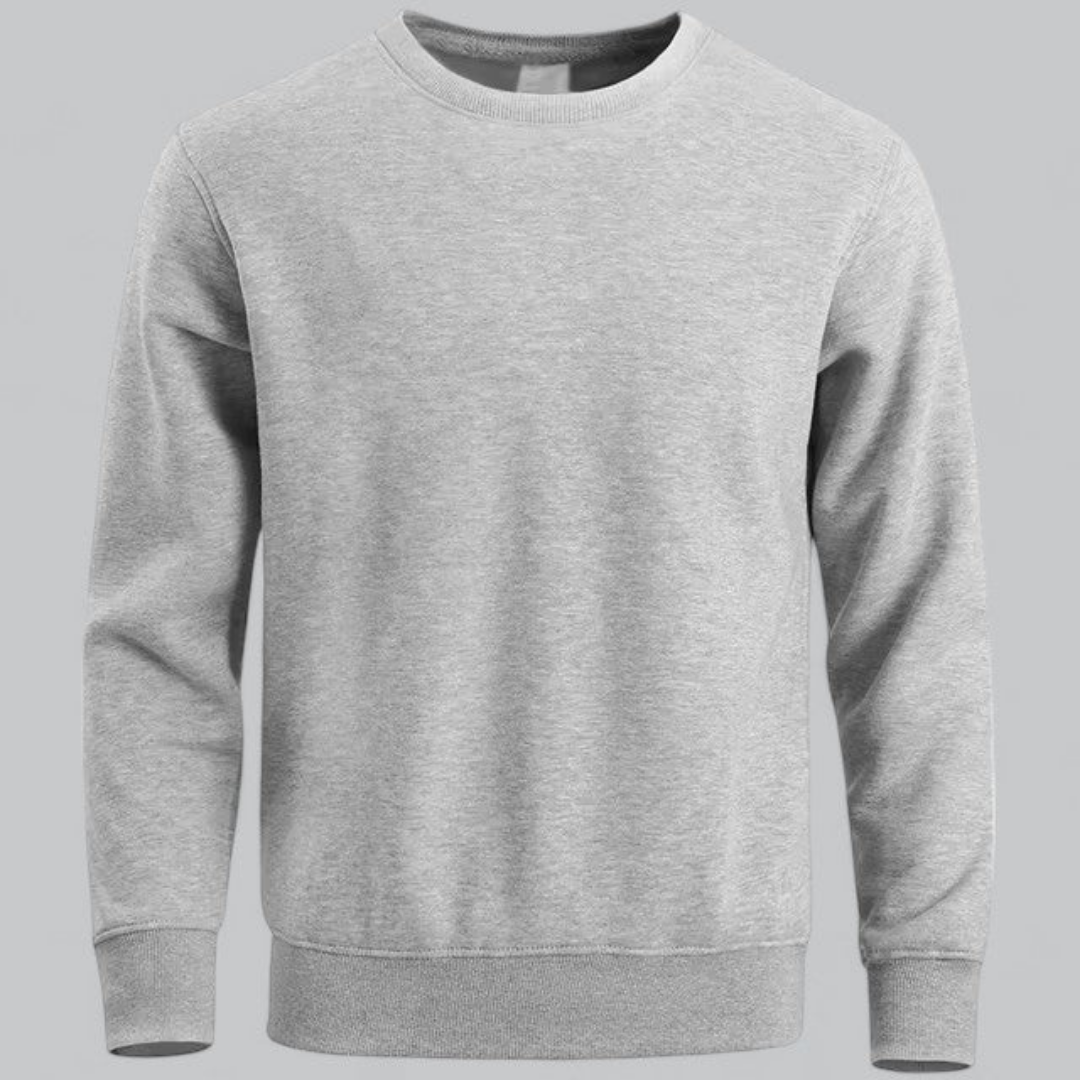 Mens Crewneck Sweater Classic Casual Long Sleeve