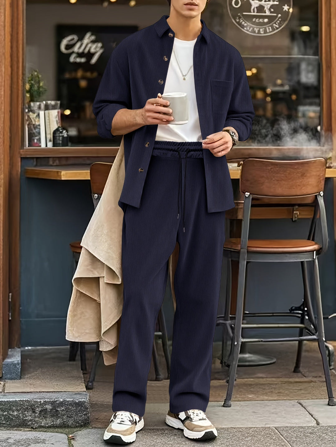 Mens Jogger Suit Comfortable Athletic Fit