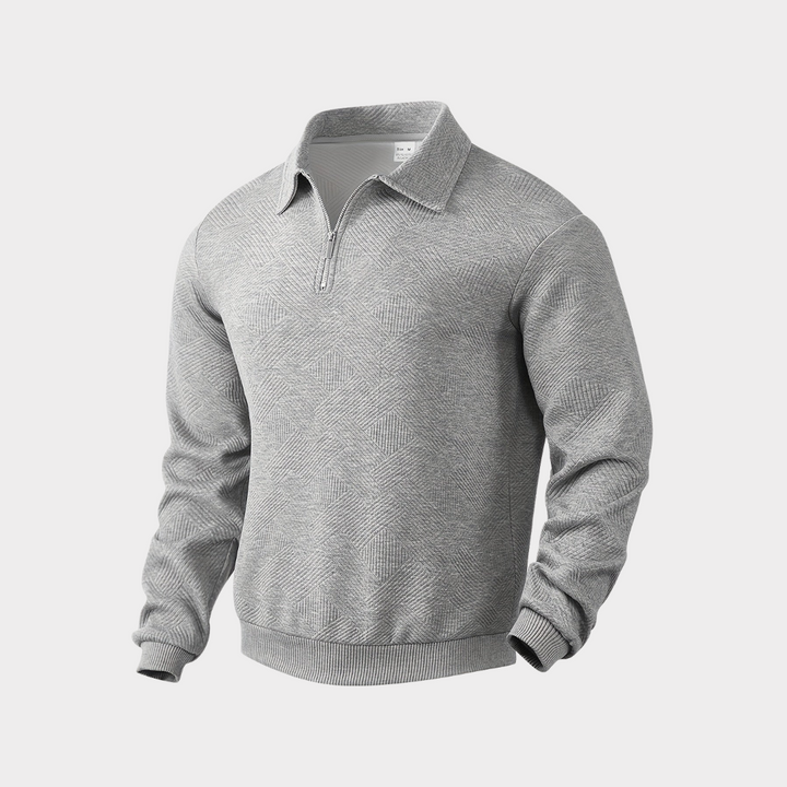 Mens Quarter Zip Sweater Stylish Fit
