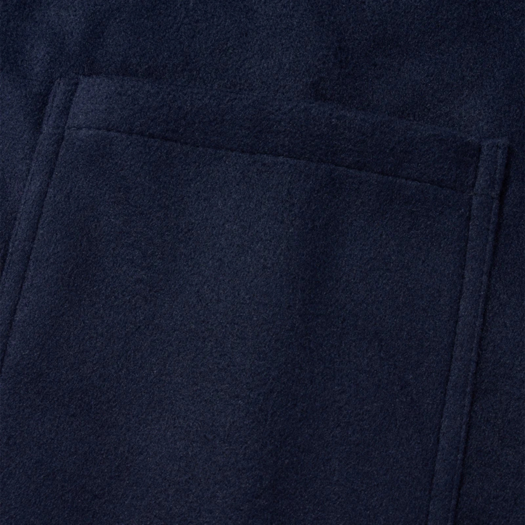 Mens Wool Duffle Coat Warm Winter Fit