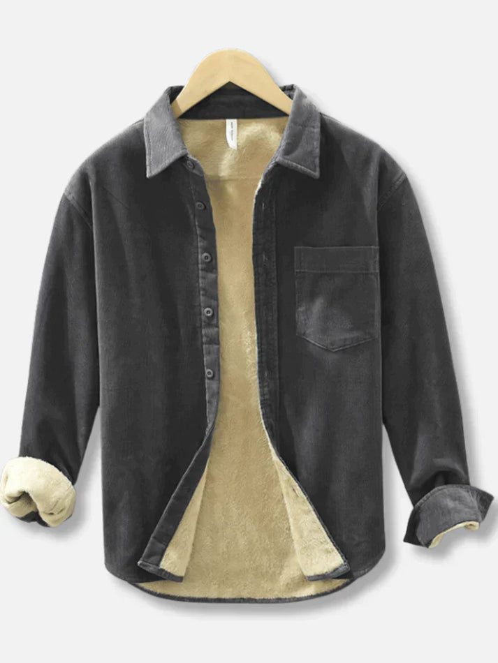 Mens Jacket with Fleece Lining Regular Fit