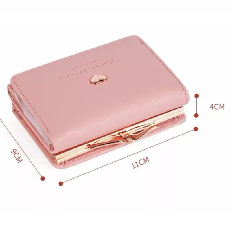 Womens Mini Organizer Wallet Compact Slim Design