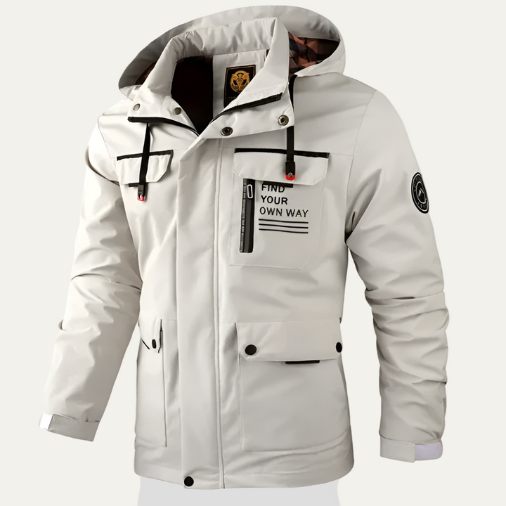 Mens Mid-Length Casual Parka Jacket - BritishMode