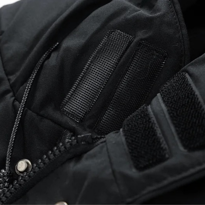 Mens Long Hooded Puffer Jacket Insulated Winter
