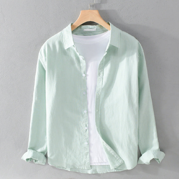 Mens Casual Shirt Loose Fit