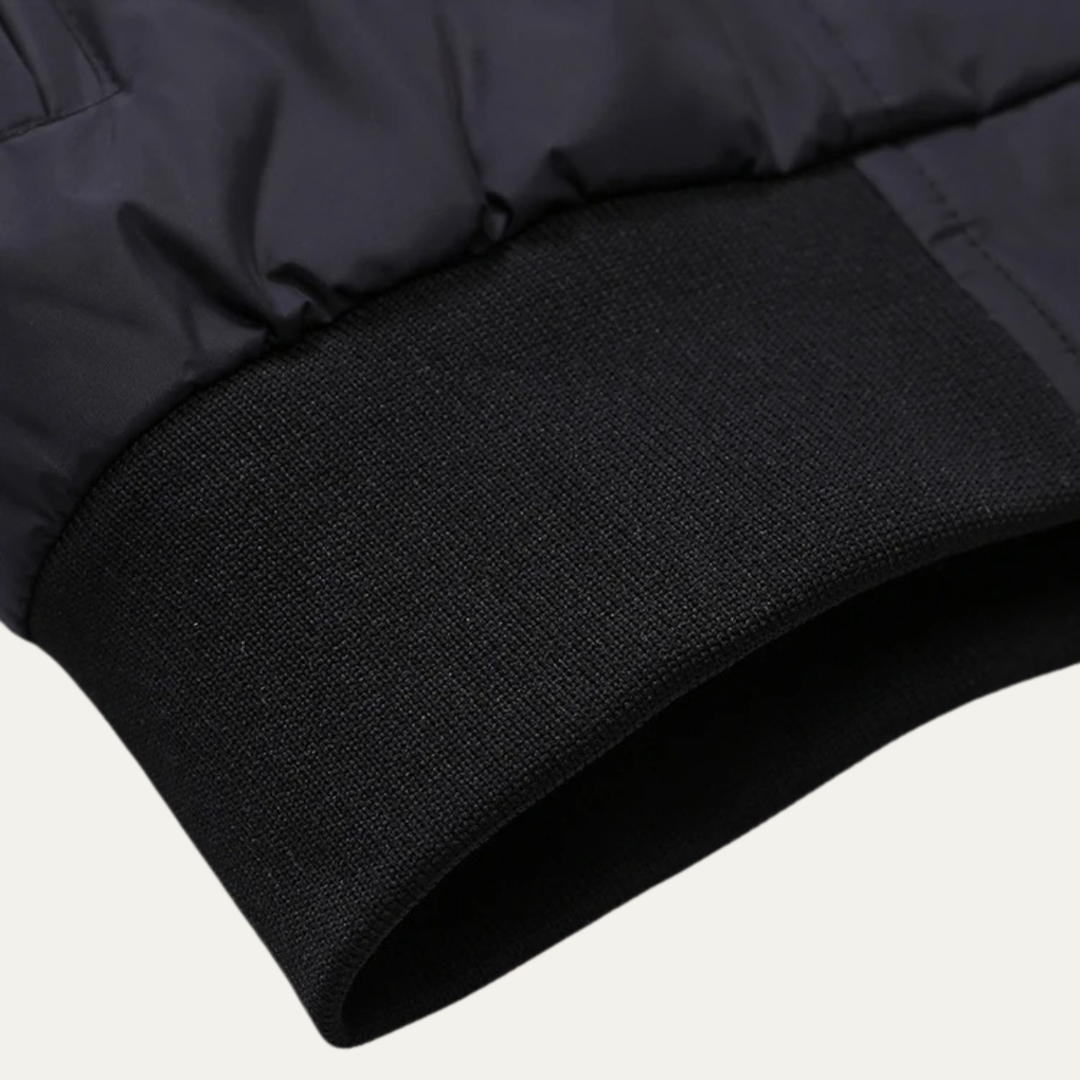 Mens Lightweight Bomber Jacket with Stand Collar
