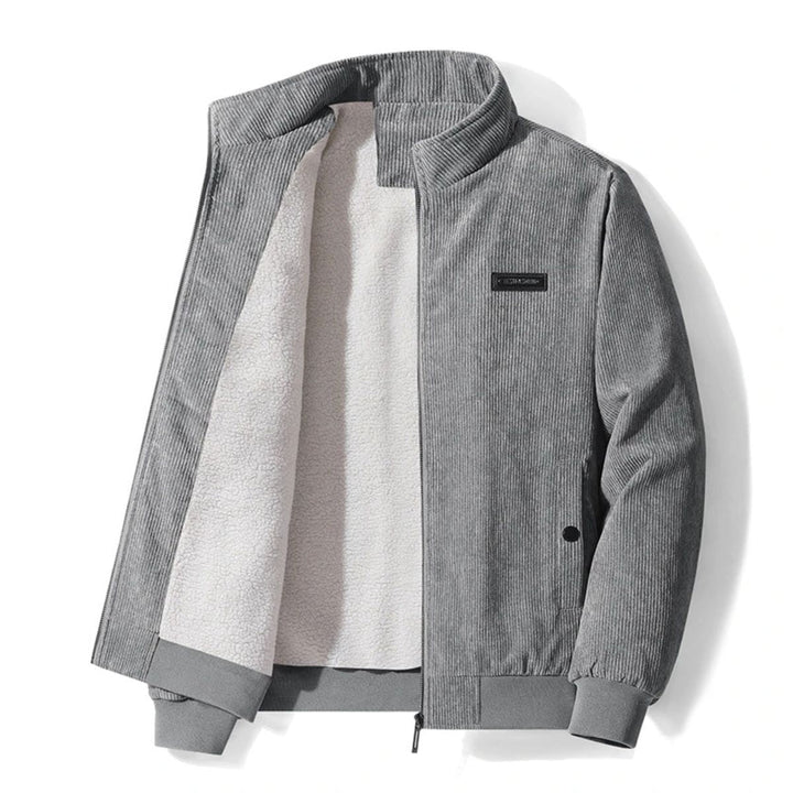 Mens Corduroy Jacket Fleece Lined Modern Fit