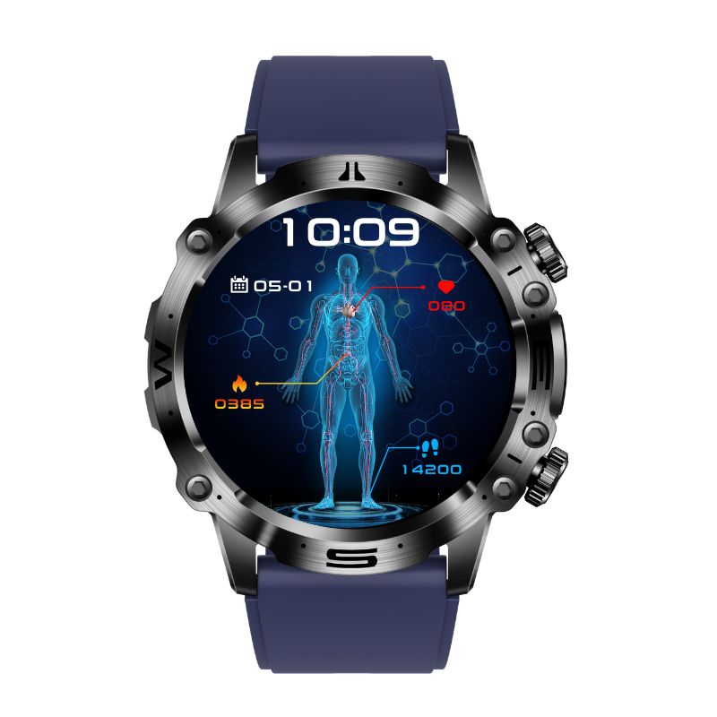 Unisex Fitness Tracker Watch with ECG and Health Monitoring Features
