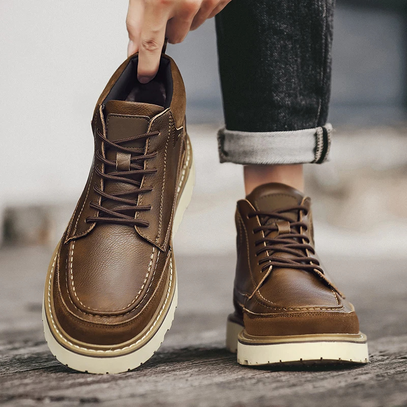 Mens Vegan Ankle Boots Classic Fit