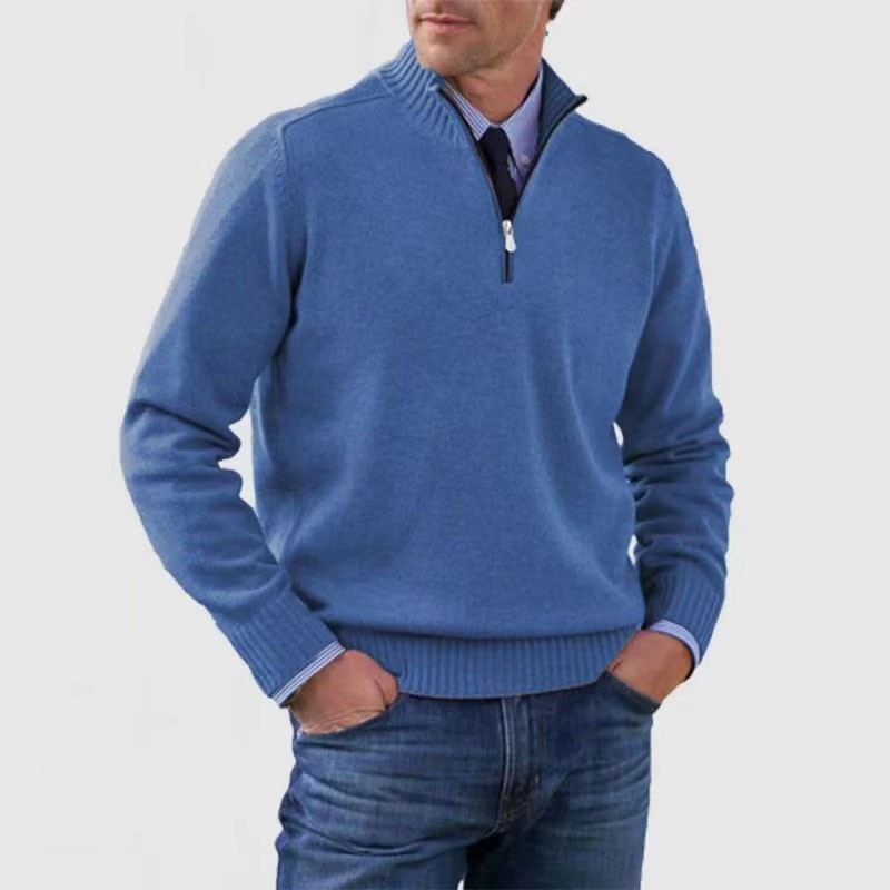 Mens Sweater Half-Zip Pullover