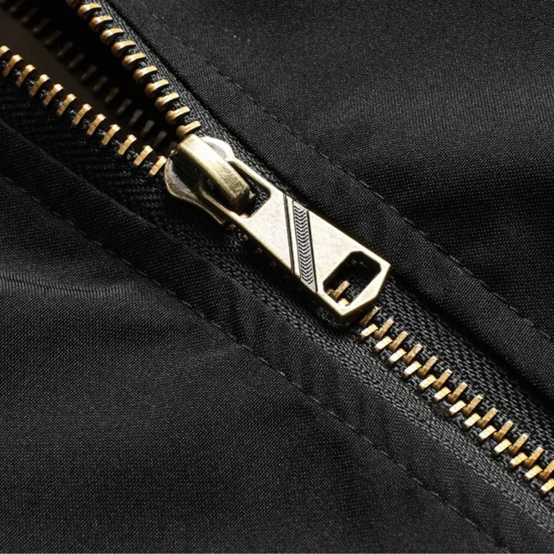 Mens Bomber Jacket Thick Fleece Hooded Winter Fit
