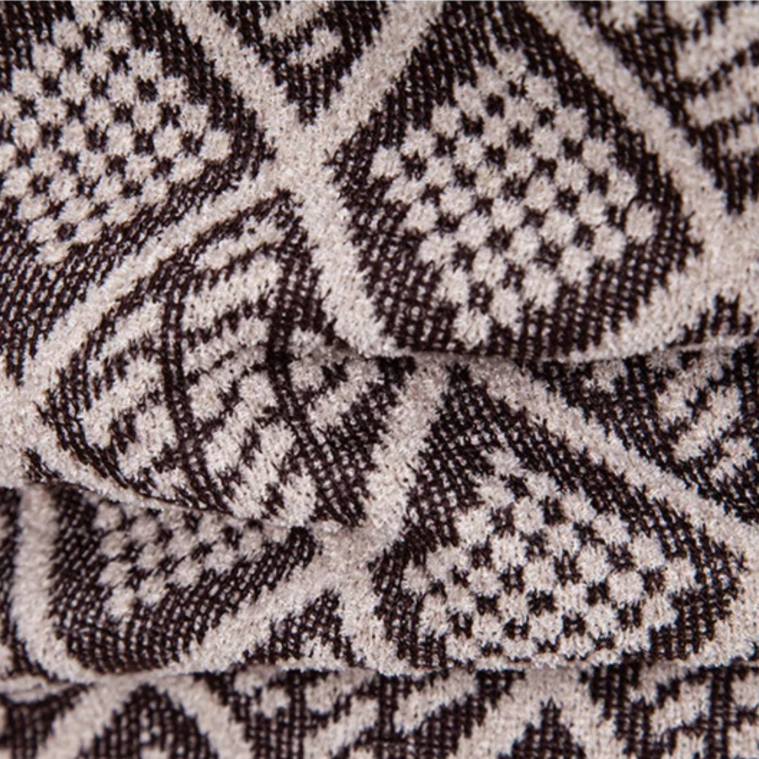 Mens Knit Jacket Diamond Pattern Smart Casual