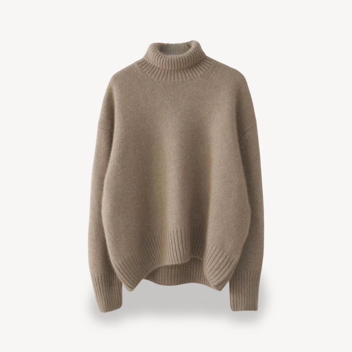 Womens Knit Turtleneck Sweater Soft Fabric