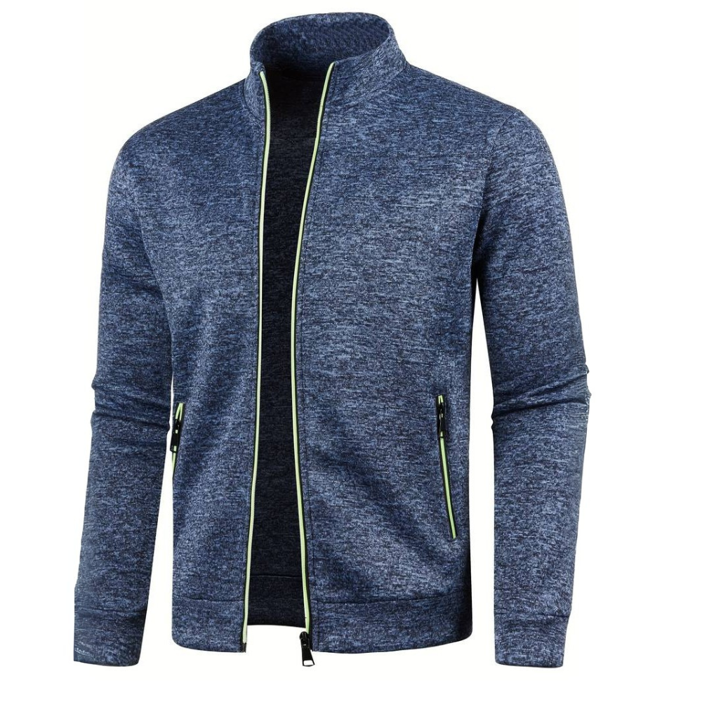 Mens Track Jacket Full Zip Piped Design