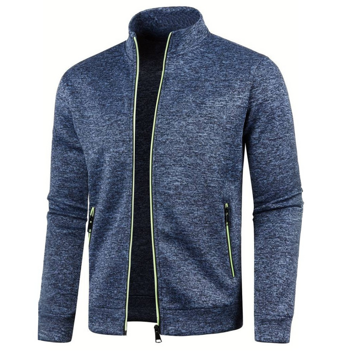 Mens Track Jacket Full Zip Piped Design