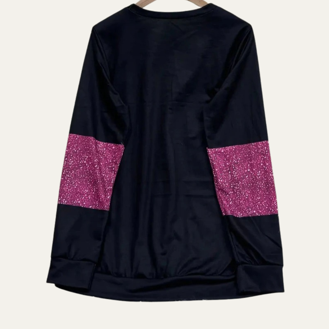 Womens Sweatshirt Cotton Crewneck Relaxed Fit